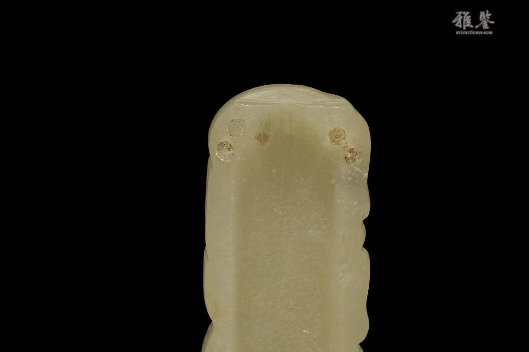 辽金时期 雌雄双菟玉饰
