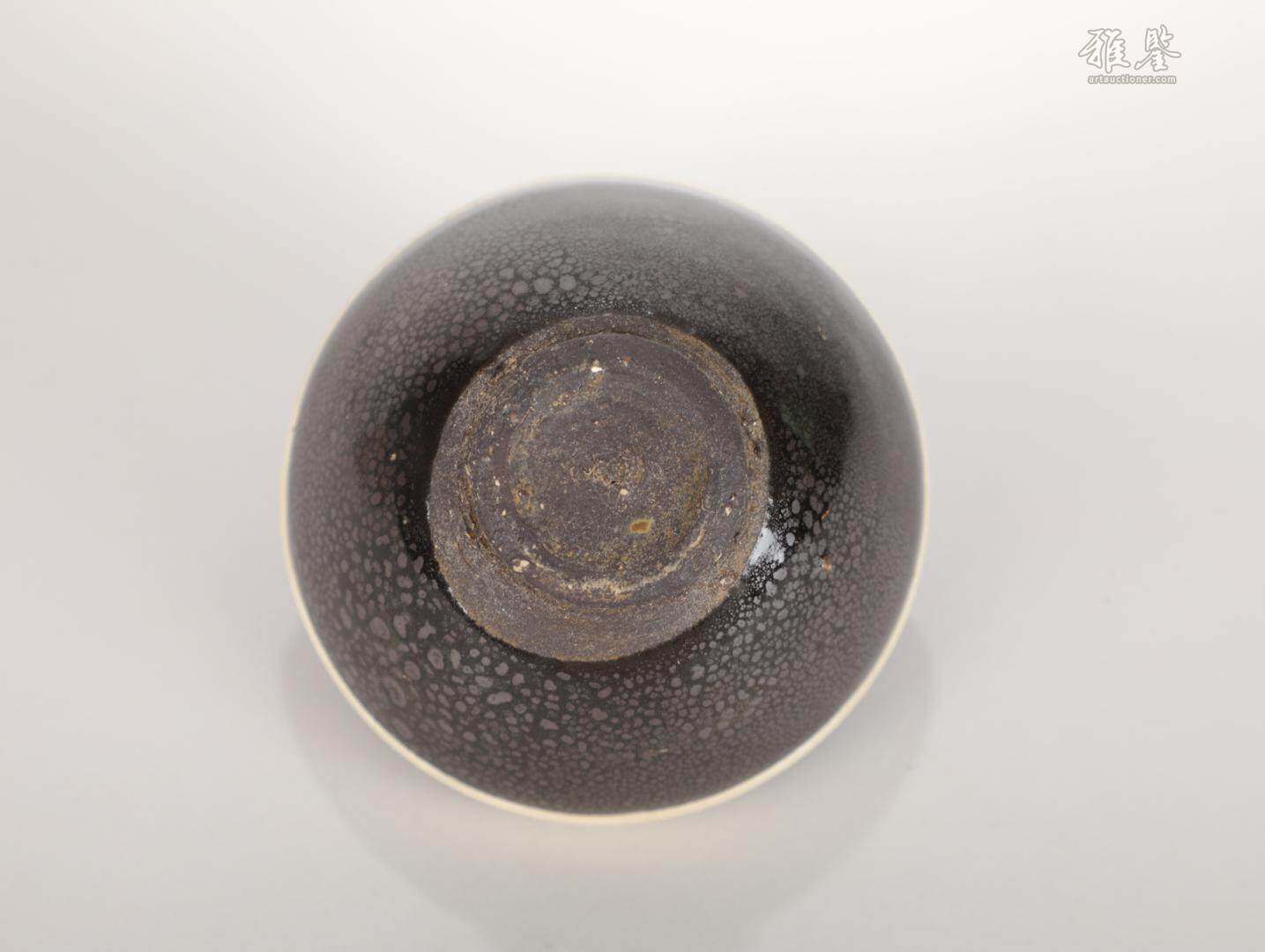 10-13世紀 懷仁窯白覆輪油滴小盞
